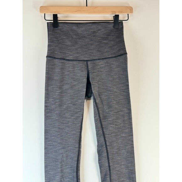 Lululemon Womens Leggings Gray Align High Rise Pant Pull On Stretch Yoga Size 4 - Picture 6 of 7